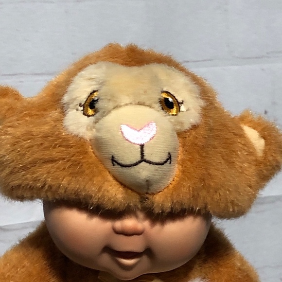 Cabbage Patch Kids Monkey Snugglie Plush Xavier Roberts 2008 25th Anniversary - Picture 10 of 13